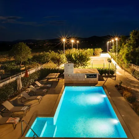 ヴィラ Mandalina Hr Luxury With Private Pool, Tennis Court And Boccie Alley Donji Proložac